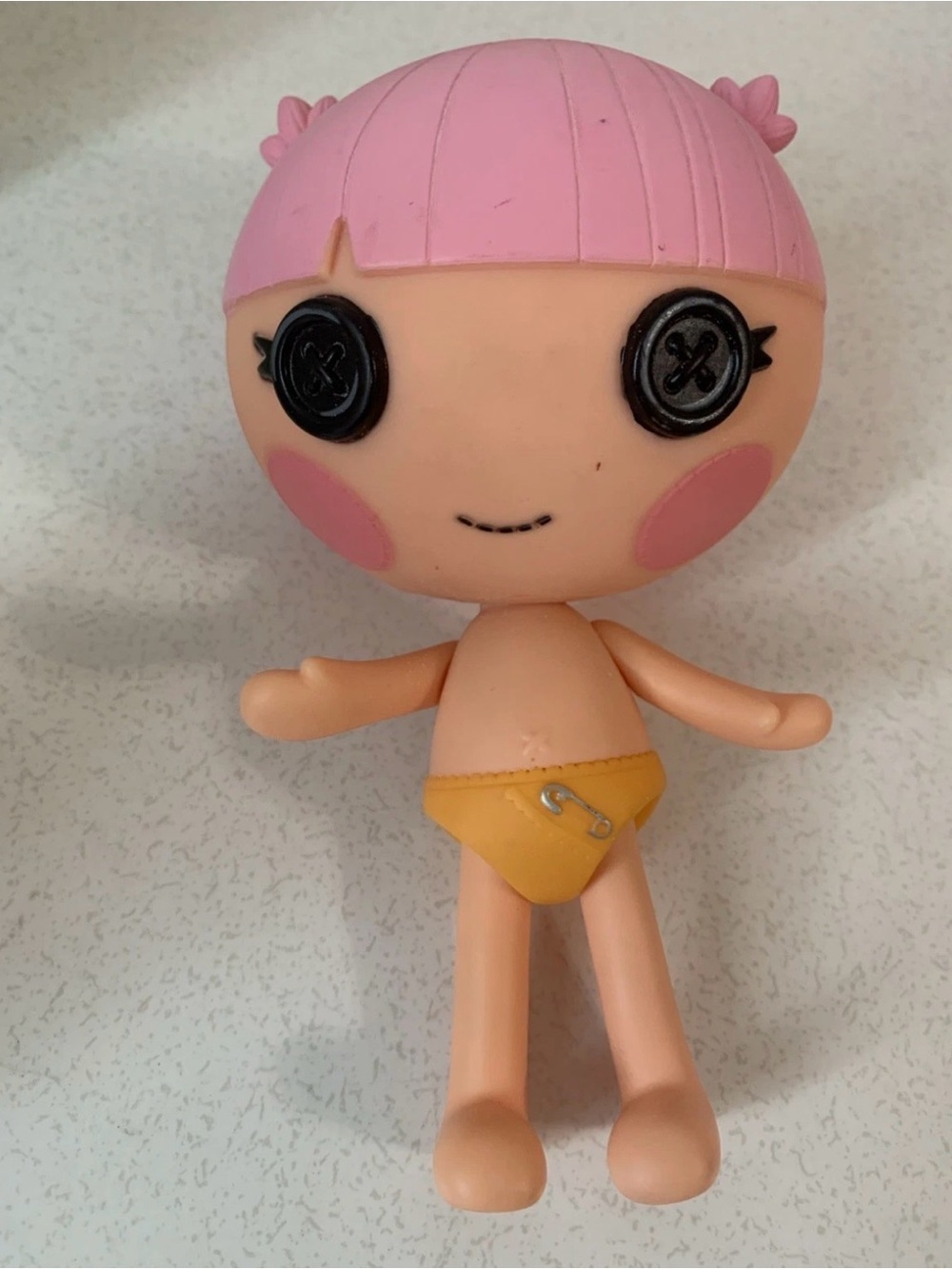 Lalaloopsy Littles 7" Baby Doll Toy Retired date 10/29 Orange Diaper Doll Only